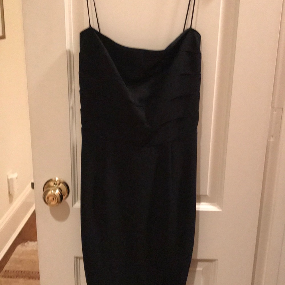 Black backless sundress